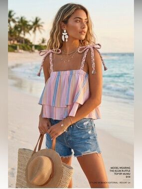 SHOW ME YOUR MUMU boho cropped top. $114US $ 150 CAD